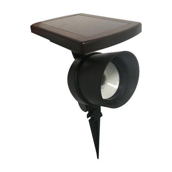 Living Accents Living Accents 3908506 Oil Rubbed Bronze Solar Powered LED Spotlight 3908506
